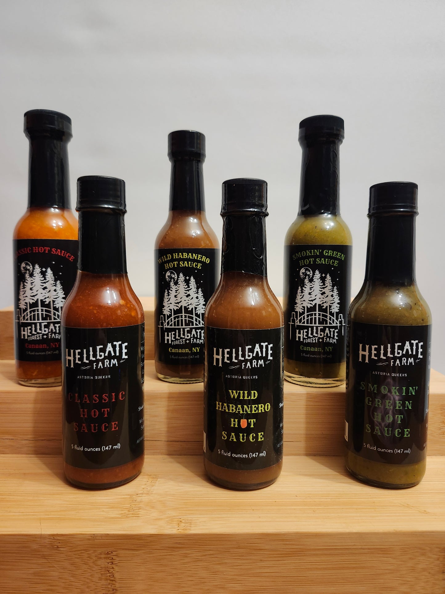 Trio of Hellgate Farm Hot Sauces